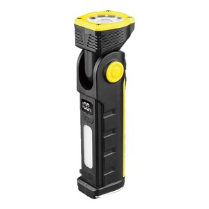 Folding Rechargeable Work Light Cob Led Magnetic Portable Outdoor Flashlight Car Repair Maintenance G905 Yellow - Product Image 1