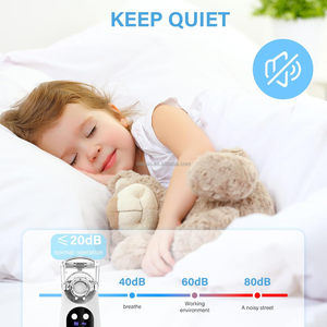 Nebulizador ultrasónico portátil certificado CE, inhalador con pantalla Digital compacta, atomizador, batería incorporada, certificado SGS para el hogar - Product Image 2