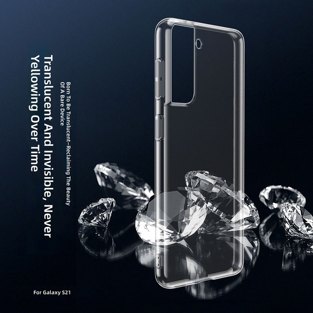 Crystal Clear Case Ultra Slim Hard PC Anti Yellowing Full Protective Mobile Cover for Samsung Galaxy S26 Ultra S25 Plus Phone