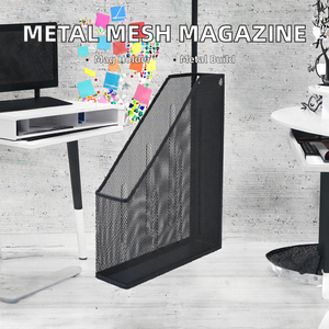 CQY CQY-3002 Metal Mesh Wire Rack <b>Magazine</b> Organizer Office /<b>Holder</b> - Product Image 2