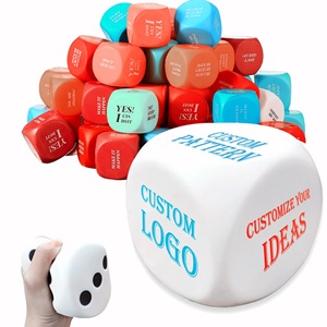 Venta Caliente: Dados Personalizados de Espuma PU, Pelota Antiestrés Colorida, Mini Juguetes Lindos para Fiestas - Product Image 1