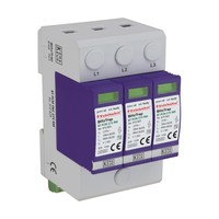 Parafoudre AC 275V 20kA 40kA SPD T2 3 P KEMA dispositif de protection contre les surtensions TN-C triphasé