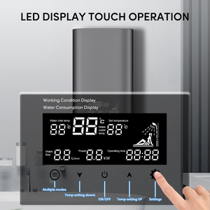 24KW 3 fazlı anında elektrik <span class=keywords><strong>tankless</strong></span> multipoint sıcak su kaynağı duş su şofben banyo su ısıtıcı 380v - Product Image 5