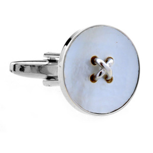 All'ingrosso Set moda uomo personalizzato elegante bianco madreperla conchiglia di pietra gemelli Tie Clip abito da sposa smoking-gioielli alla moda - Product Image 4