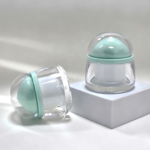Emballage cosmétique pour soins de la peau, pot en plastique pour masque facial, couvercle à vis, matériau de base en PS, conteneur remplaçable pour crème pour les yeux, soins de la peau - Product Image 2