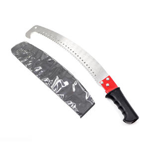 Sierra profesional para ramas altas de 16 pulgadas con hoja curva y mango rojo para poda de árboles frutales y uso en jardinería - Product Image 5