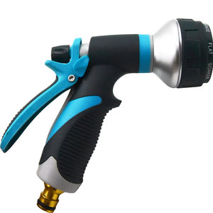 Tuinslang Koperen Mondstuk Sprinkler Met 8 Verschillende Spray Patronen, Duim Controle En Antislip - Product Image 1