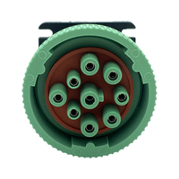 Connecteur de diagnostic personnalisé 9 broches J1939 Type2 Adaptateur mâle à femelle pour lecteurs de code