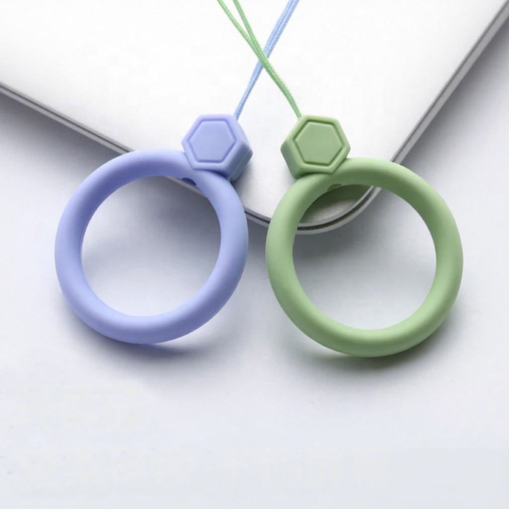 New Designer Trendy Silicone Mobile Phone Lanyard Neck Strap Necklace Sling Phone Lanyard for Mobile Phone