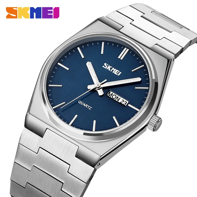 skmei watch OEM china classic wristwatch quartz Watch Waterproof steel luxury Watch for men