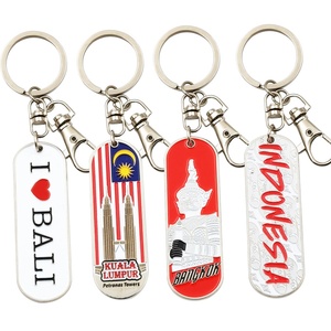 Wholesale Vintage Fashion Zinc Alloy Custom Logo Personalized Promotion Tourist Souvenir Keychains Soft Metal Lightweight - Product Image 5