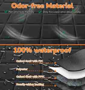 Durable Oxford Waterproof <b>Dogs</b> Scratch Proof Non Slip <b>Car</b> Back Seat Cover Hammock <b>for</b> Truck SUVs - Product Image 4