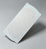 Circuit imprimé LED MCPCB rectangulaire irrégulier personnalisé, base en aluminium, circuit imprimé LED haute puissance, fabricant de circuits imprimés en aluminium OEM, fabrication de circuits imprimés OEM