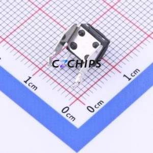 TC-00100FSA-065E Tactile Switch Through hole Component (THT) Switch Single Pole Single Throw Round Button 2.5N 6mm - Product Image 2