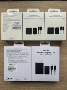Haute qualité EU / US 65W Super Fast <span class=keywords><strong>Trio</strong></span> chargeur Type C adaptateur pour Samsung Galaxy S22 S23 S24 S25 Ultra - Product Image 5