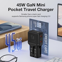 Adaptateur de voyage universel Wontravel New Trend International Power Adaptor, multiprise, 45W PD, format poche, pour les voyages