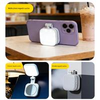 Lampe LED magnétique transfrontalière pour smartphone, portable, pliable et réglable, pour la photographie, l'embellissement des selfies et l'éclairage d'appoint pour le maquillage