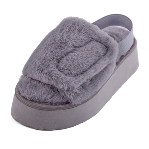 Pantofole Invernali da Donna in Finta Pelliccia, Scarpe Calde, <span class=keywords><strong>Ciabatte</strong></span> Comode Nere per Casa e Esterno - Product Image 4