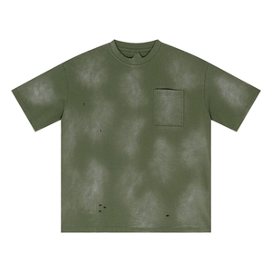 Camisetas de algodón grueso para hombre, marca pakistaní, al por mayor, lisas, con estampado serigráfico, 260g, diseño en blanco - Product Image 1