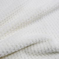 Couverture en maille ananas personnalisée pour la maison, couverture de sieste à carreaux, couverture gaufrée de luxe en flanelle douce, vente en gros