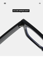 2024 nuevas gafas ópticas gafas de lectura cuadradas clásicas de gran tamaño marcos de gafas anti luz azul para mujeres y hombres