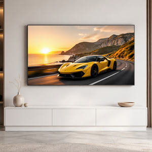 Écran publicitaire commercial ultra-fin de 25 mm, affichage numérique TV 32-86 pouces 4K 1000 cd, montage mural, USB Plug & Play - Product Image 2