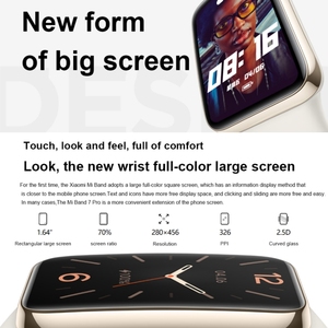 สมาร์ทวอทช์ Xiaomi <span class=keywords><strong>Mi</strong></span> Band 7 <span class=keywords><strong>Pro</strong></span> รุ่นดั้งเดิม นาฬิกาอัจฉริยะติดตามการออกกำลังกาย อุปกรณ์สวมใส่ สายรัดข้อมืออัจฉริยะ - Product Image 3