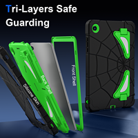 Étui antichoc pour enfants avec motif anime pour Samsung Tab A11 Plus A9 Plus 11 avec support pliable, bandoulière, coque de protection robuste OEM ODM