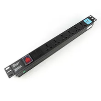 Armoire personnalisée d'usine pdu 200A Smart Meter C19 PDU Socket Rack Unité de distribution d'énergie Serveur PDU