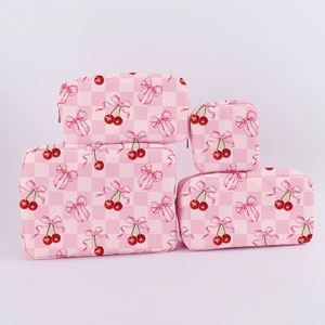 Pochette cosmétique personnalisable DIY en nylon grande capacité, écologique, portable, imperméable avec fermeture éclair pour sacs à main pour femmes - Product Image 1