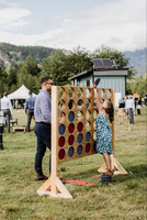 Jeux de puzzle géants Connect4 TSKJ, design unique, sain et écologique, sans besoin d'électricité, interaction parent-enfant