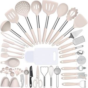 Wholesale Gadgets Kitchenware Kitchen <b>Tools</b> Stainless Steel <b>Silicone</b> Kitchen Utensils Set Cooking Utensils Kitchen Set - Product Image 1