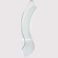 Table Basse Courbe en Verre Trempé pour Tables d'Appoint et Consoles – Panneau Incurvé – Offre Spéciale