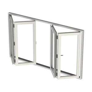 Ventanas Plegables Verticales de Aluminio con Doble Acristalamiento de Alta Calidad, Suministro Directo de Fábrica, Ventanas y Puertas Plegables con Marco Delgado - Product Image 3