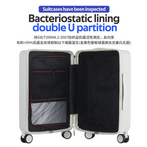 Set di bagagli <span class=keywords><strong>da</strong></span> 20/24/26 pollici OEM/ODM <span class=keywords><strong>da</strong></span> <span class=keywords><strong>viaggio</strong></span> con apertura frontale espandibile con ruote universali - Product Image 6