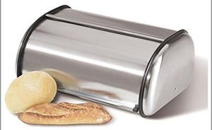 बरतन गोल्डन समाप्त बिजली कोटिंग के साथ रोटी बॉक्स खाद्य भंडारण बिन रोटी बॉक्स - Product Image 6