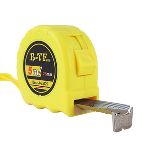 ตลับเมตร B-Te 5 ม. 25 มม. สแตนเลสสตีล แบบม้วนเก็บอัตโนมัติ สำหรับงานก่อสร้างและงาน DIY - Product Image 1