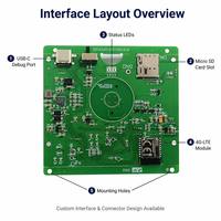 Monitor de Calidad del Aire Exterior, Detector Multigas PCBA |   CO2, CO, TVOC, BVOC, Temperatura, Humedad |   GPS 4G LoRa BLE Alimentado por Energía Solar