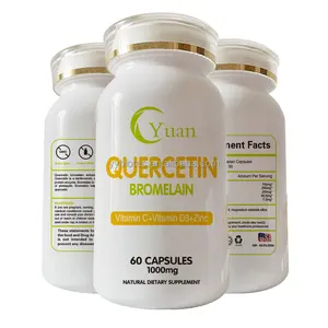 High Quality Food Supplement Balanced Immune System Quercetin With Bromelain Vitamin C zinc capsules