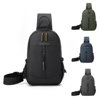 Sac de poitrine pour homme avec logo personnalisé, sac bandoulière imperméable, sac de voyage tendance, livraison rapide en 7 jours pour la vente en gros