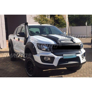 Parrilla Delantera LED para Coche, Parrilla de Carreras, Kit de Carrocería, Parrilla Delantera para FORD Ranger T6 2012-2014, Pieza Exterior - Product Image 5