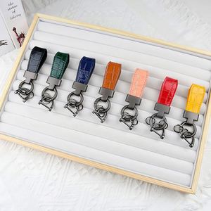 Personalized <b>Metal</b> Custom Brand Logo Blank Luxury Pu Leather Car Keychain Wholesale Printing Car Leather <b>Key</b> <b>Chain</b> Gifts - Product Image 4