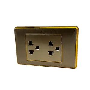 Custom modern simple acrylic panel switch plate American standard appliance wall socket