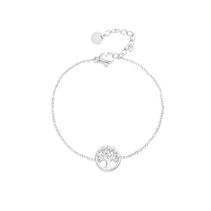 Amy Amy <b>Charm</b> Bracelet 925 Silver Tree Of Life Design Minimalist Women's Everyday Wear Jewelry P0095 - Product Image 4