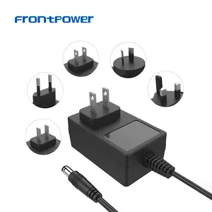 Frontpower 9V 12V 2A אספקת חשמל 15V 30V כוח מתאם עם EN 62368 & EN 61558 UL,CE,GS FCC.KC SAA הסמכה