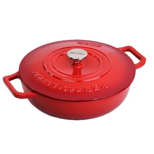 Olla <span class=keywords><strong>de</strong></span> Hierro Fundido <span class=keywords><strong>Antiadherente</strong></span> <span class=keywords><strong>de</strong></span> Fabricante Original, Sartén, Olla para Sopa, Olla para Guisos, Estilo <span class=keywords><strong>de</strong></span> Lujo Ligero, Alta Estética, Universal - Product Image 5