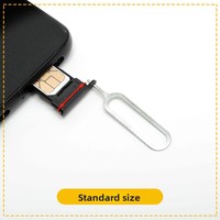 Pin Expulsor de Tarjetas SIM Metálico para Android y Teléfonos, Herramienta Universal de Reinicio para Tarjetas SD Gruesas, Llave Grande de Reinicio para Cámaras
