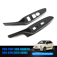 Accessoires intérieurs en fibre de carbone sèche, panneaux de commande des fenêtres conducteur et passager en fibre de carbone véritable pour Mazda MX5 2016-2025
