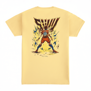 Anime <b>Football</b> T-Shirt Yellow Graphic Design Unisex Casual Wear - Product Image 2