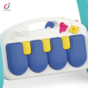 Chengji tapis rampant jeu pédale <span class=keywords><strong>piano</strong></span> 2 en <span class=keywords><strong>1</strong></span> pédale fitness rack <span class=keywords><strong>bébé</strong></span> tapis de jeu activité gym avec marcheur - Product Image 3